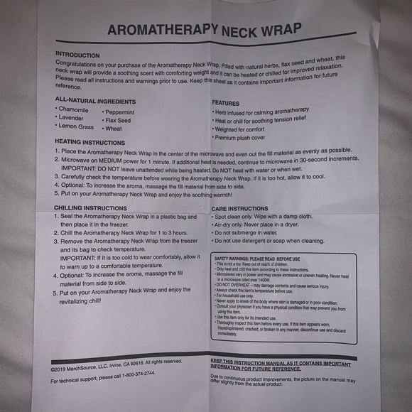 🔥DEAL🔥 AROMATHERAPY neck wrap! - Picture 5 of 5